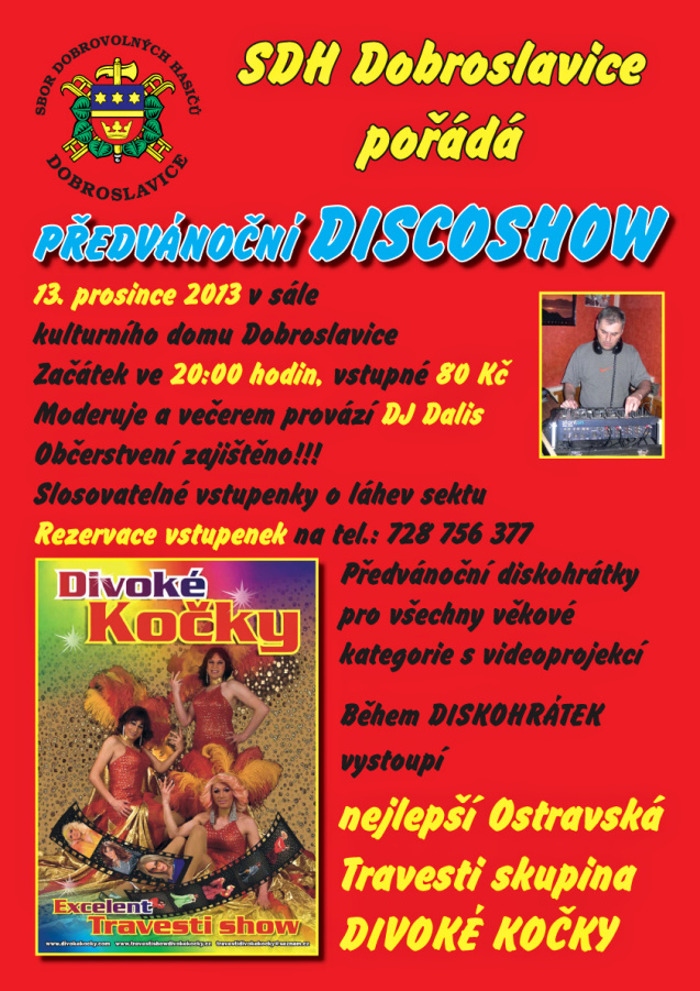 Plakát Předvánoční discoshow